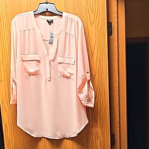 TORRID Women's Blush Pink Blouse